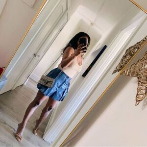 HOUSE OF HARLOW BLUE SHORTS